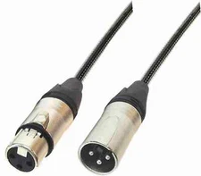 3 Pin, 3 Conductor DMX Cable