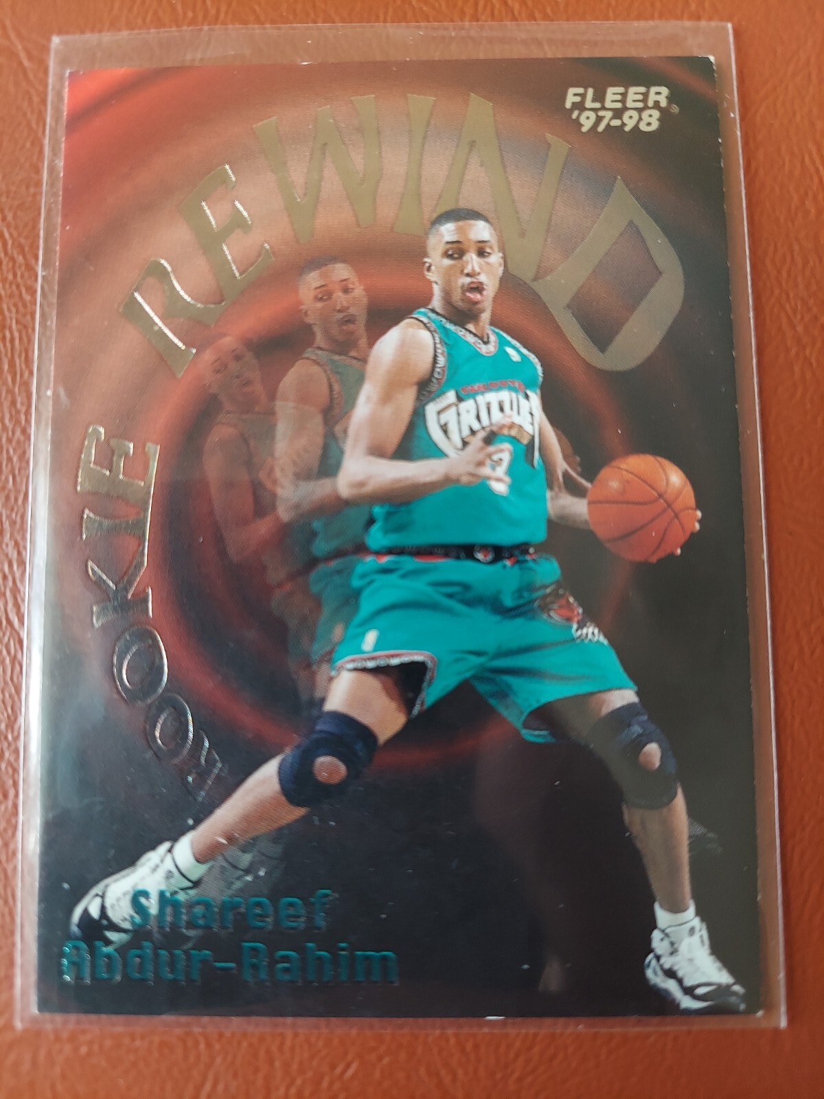1997-98 Fleer Rookie Rewind #1 Shareef Abdur Rahim Vancouver Grizzlies