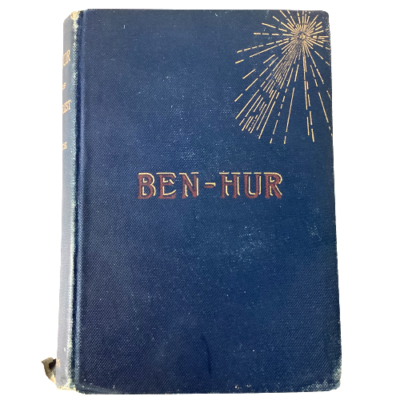 Antique 1880s Ben Hur By Lew Wallace 1st Edition Blue Hardcover