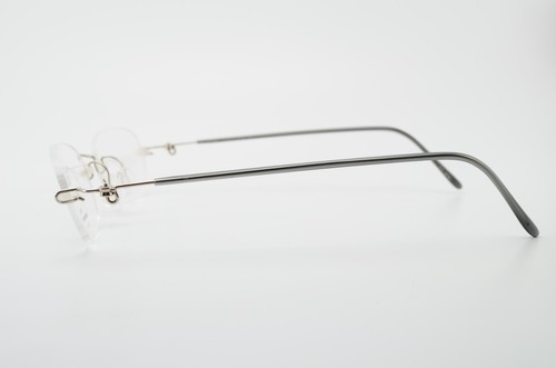 MASUNAGA Glasses Frame B15 48 65 7/12ft Fit-1 beta Titan Silver Grey Filigree - Picture 4 of 9