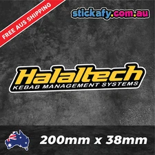 Halaltech Sticker Funny Laptop Car Window Bumper 4x4 Ute Decal Haltech