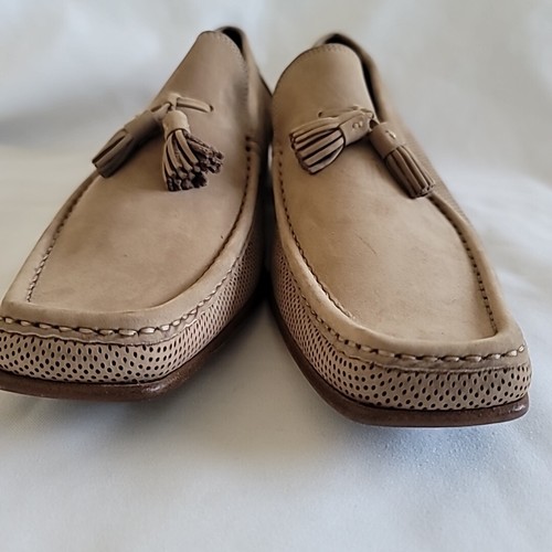 BRUNO MAGLI Trieste Bit Loafers in Taupe Suede Size 8 NEW - Picture 14 of 14