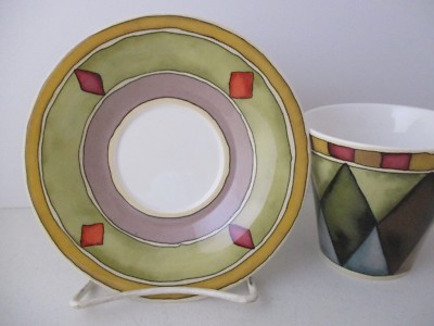 SASAKI PALAZZO CUP & SAUCER 3 3/8