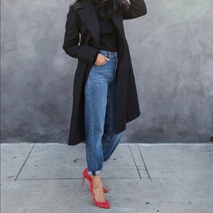 sam edelman red suede pumps