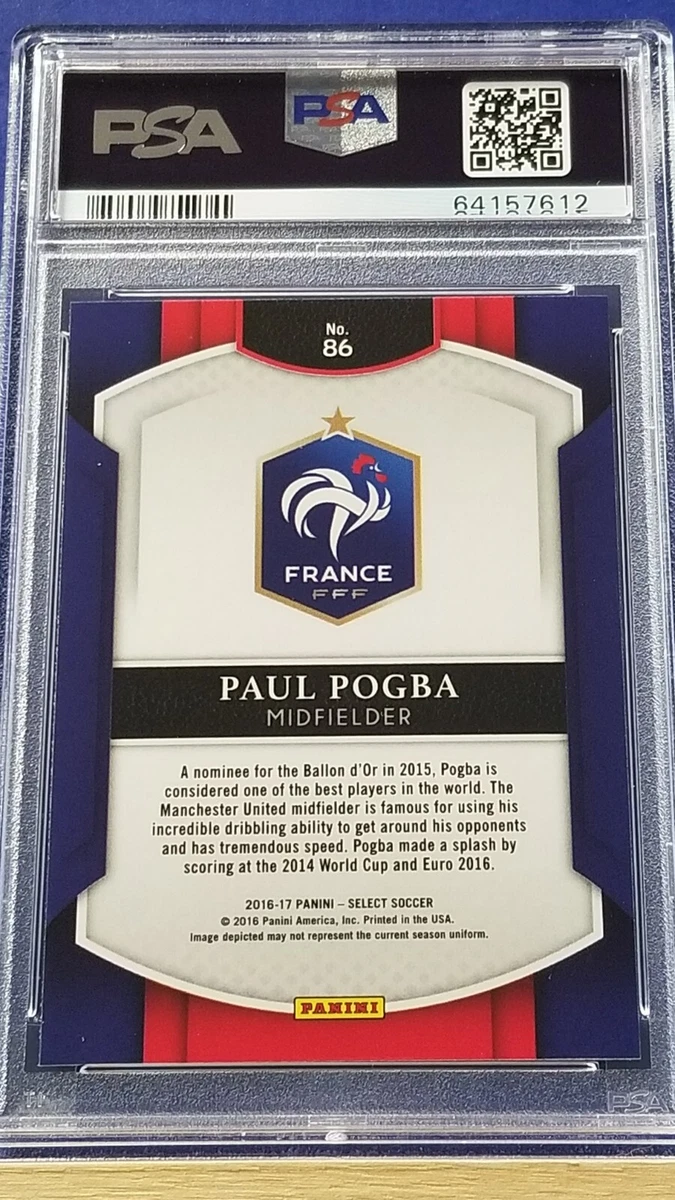 Paul Pogba - 2016 Panini Select Multi Color Prizm PSA 10 Paul Pogba - 2016 Panini Select Multi Color Prizm PSA 10