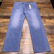 Levis 505 Jeans Adult 40x32 Straight Leg Mid Rise Stretch Mens New