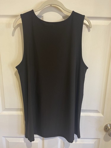 Liv by habitat clothes Women’s Sleeveless Pullover Top Tunic Black Size 1 - Picture 2 of 5
