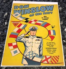 Don Winslow Of The Navy #59 1951 WW2, Capt.Midnight, Bell Bottom Bill