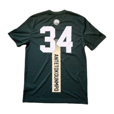 NBA Ultra Game Milwaukee Bucks Antetokounmpo #34 Jersey Men M Green Athletic EUC