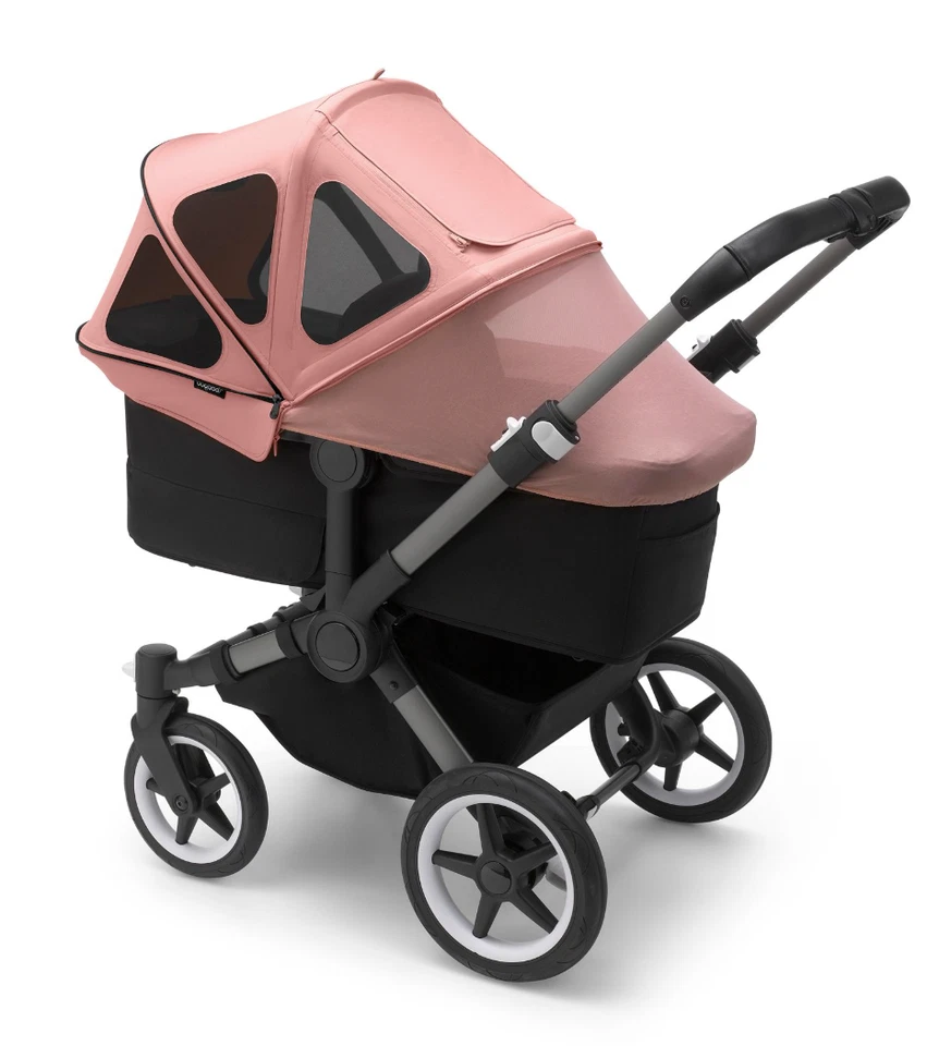 Bugaboo® Donkey Breezy Sun Canopy SUNRISE RED - Novo em folha na caixa! - Imagem 3 de 4