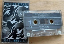 Rolling Stones - Steel Wheels Cassette Tape VG C23