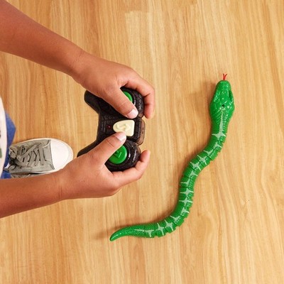Terra by Battat - RC Emerald Tree Boa Snake Robot with LED Eyes