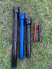 Lot of 5 Maglite Flashlights 6D 4D 3D & 2 Mini Maglite Aluminum Tested Working