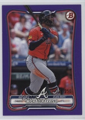 2026 Bowman Purple /250 Michael Harris II #21 o3s