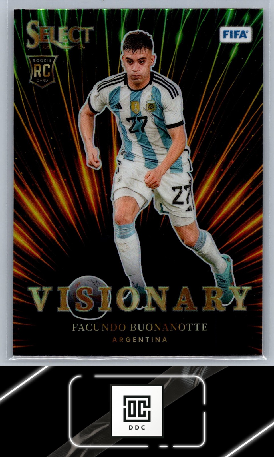 2023-24 Panini Select FIFA #21 Facundo Buonanotte Visionary Case Hit SSP
