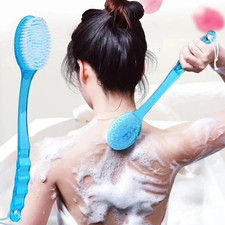 Long Handle Bath Body Brush Soft Back Shower Exfoliating Skin Scrubber Massager