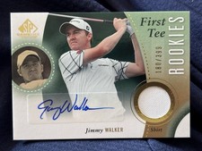 2014 SP Game Used Edition First Tee Rookies /399 Jimmy Walker SP Rookie Auto RC