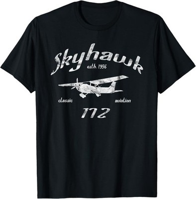172 Skyhawk Airplane Classic Vintage Aviation Private Pilot T-Shirt