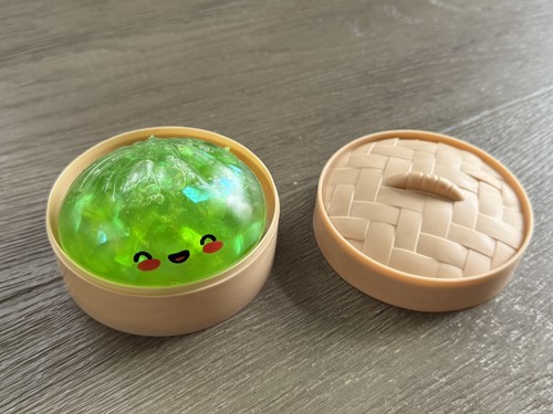 RMS Apple Scented Dumpling Squishy Green Holographic Glitter Rare