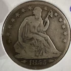 1855 O Seated Liberty With Arrows Half Dollar 50¢