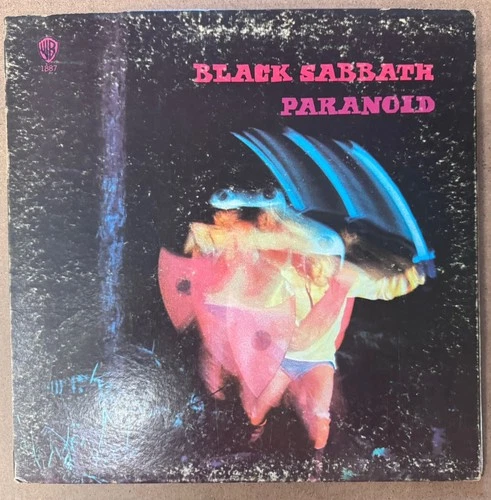 Black Sabbath Paranoid - Original 1970 Warner Bros WS-1887 1st Press Green Label