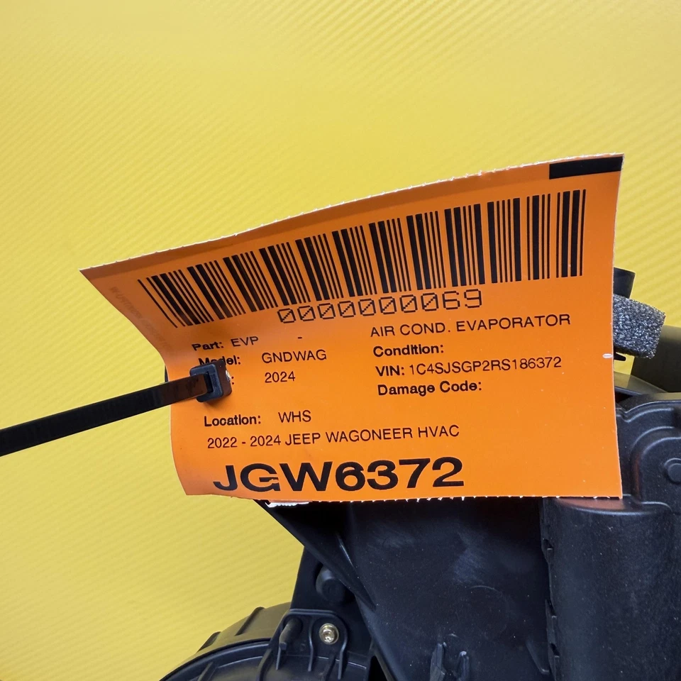 2022-2025 Jeep Grand Wagoneer Hvac A/c aquecedor traseiro ventilador caixa - Imagem 3 de 4