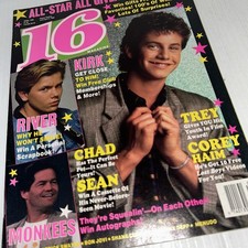 16 Magazine April 1988 Phoenix Kirk Cameron Monkees Patrick Swayze Chad Allen/85