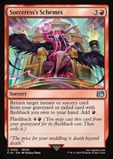 Sorceress's Schemes , Final Fantasy , #159 MTG Uncommon