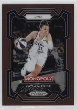 2024 Panini Prizm Monopoly WNBA Brown Prizm 117/249 Kayla McBride #61 1c49