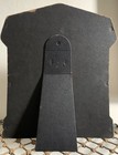 Art Deco Glitter Cobalt Mirror Arched Picture Frame Tramp Folk Handmade Antique — photo 4