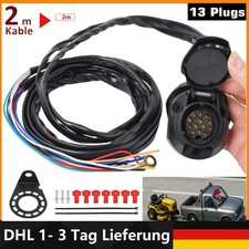 Universal Elektrosatz 13polig Kabelsatz AHK Anhängerkupplung Anhänger E-Satz NEU