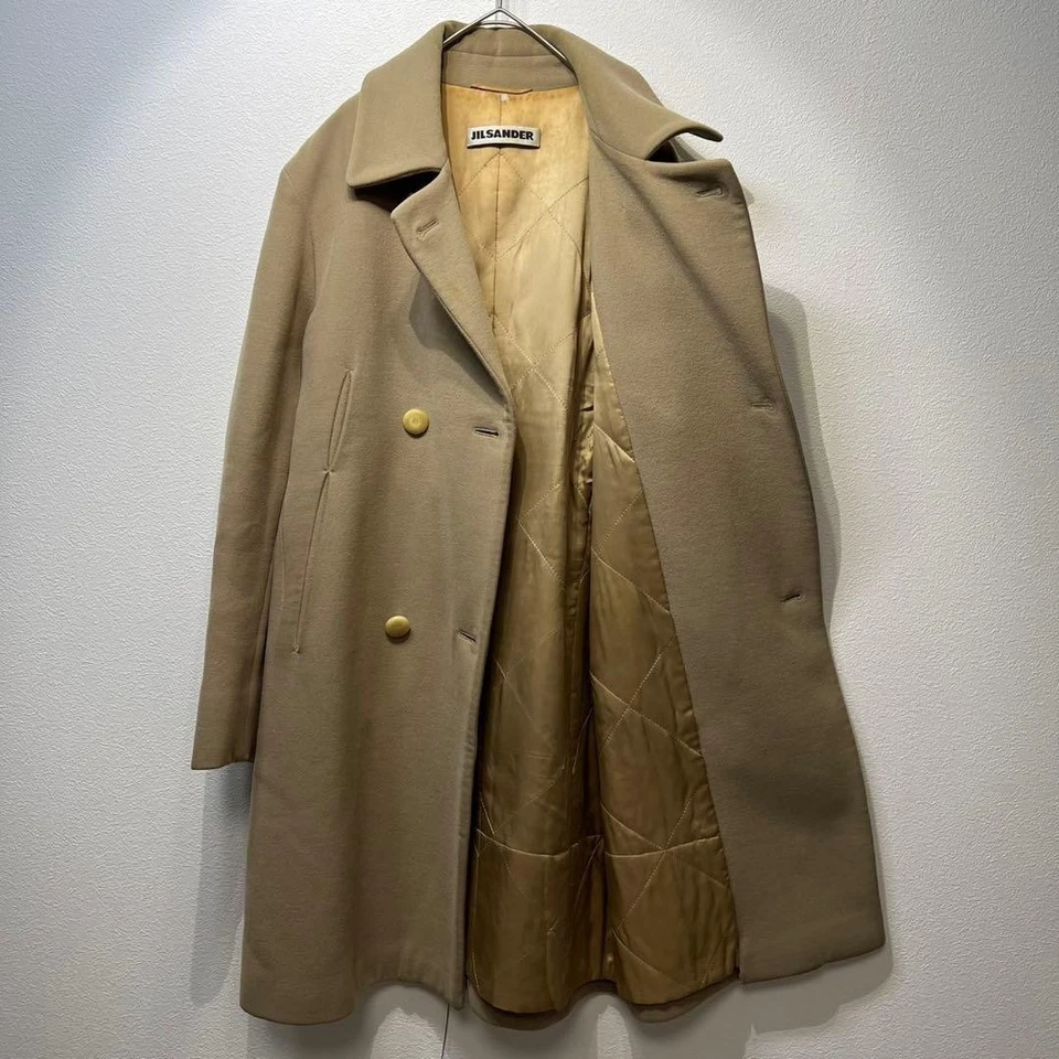 Abrigo largo guisante diseño línea A Jil Sander talla 34 Foto 2 de 4
