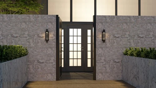 Quoizel SOL8404 Solace 16" Tall LED Outdoor Wall Sconce - Black - Picture 3 of 7
