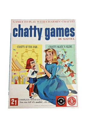 Vintage 70's Era Chatty Games Board Game by Mattel