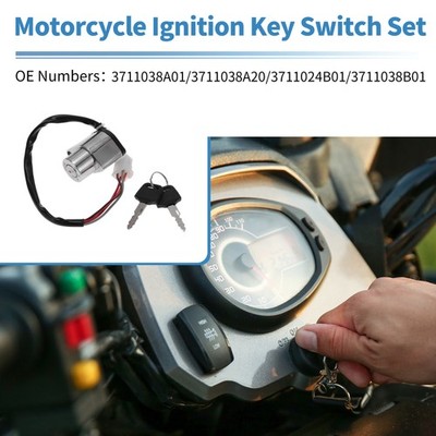Ignition Key Switch No.3711038A01 for Suzuki VS800 Intruder 800 1992-2005 1 Set
