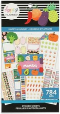 Happy Planner Sticker Book   Happy  Hungry   784 Pieces- Food and Meal Planning