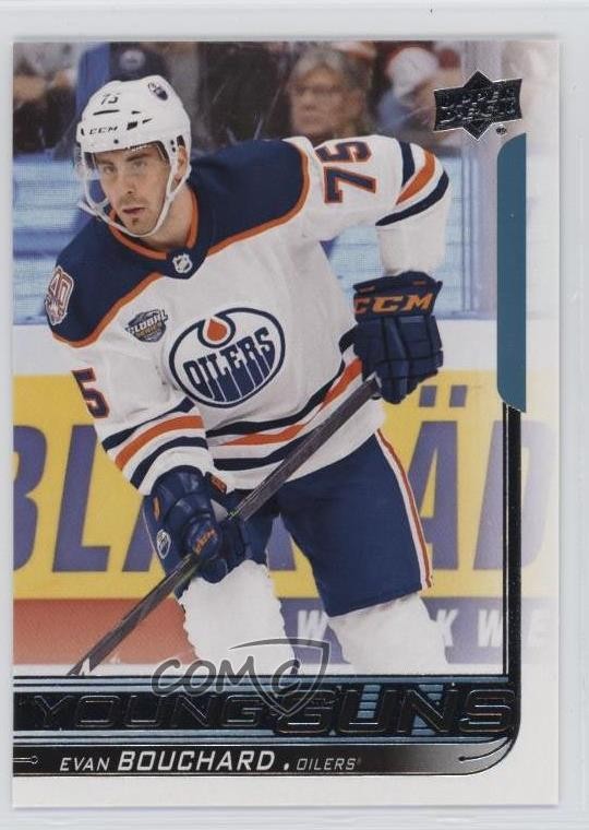 2018-19 Upper Deck Young Guns Evan Bouchard #221 0cg