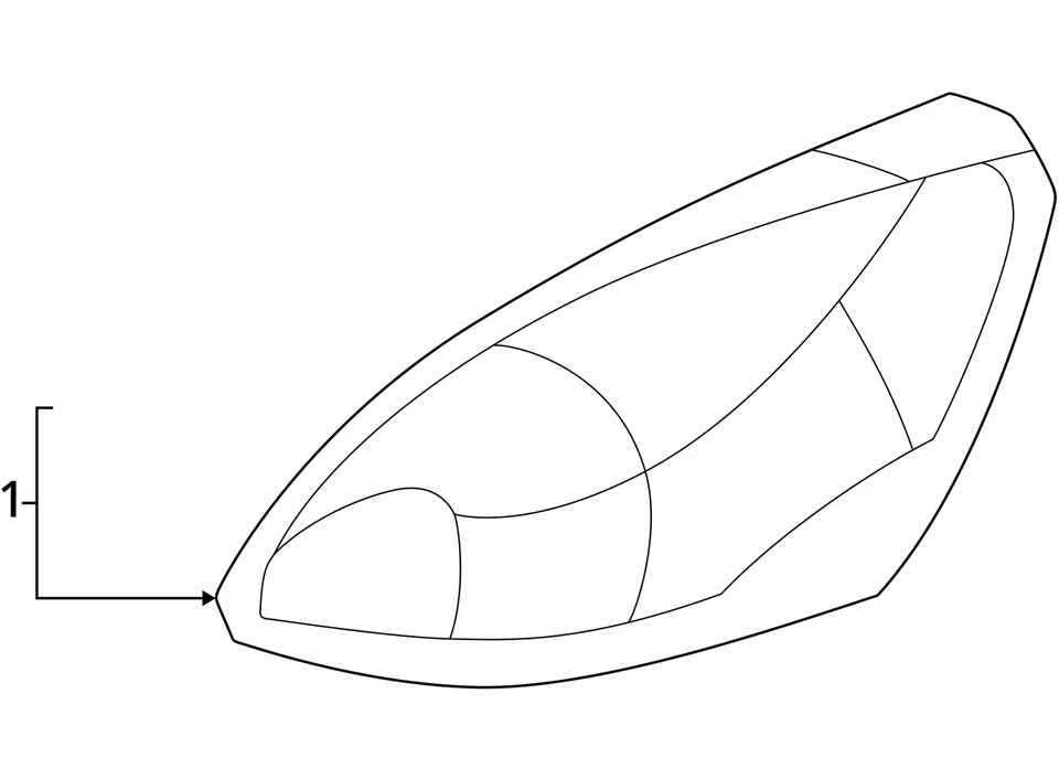 SE ADAPTA A LÁMPARA PONTIAC AZTEK 2002-2005 ASM-PARK & FRT SI MKR 10321988 - NUEVO OEM Foto 4 de 4