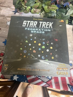 Catan Stud Catan 5th Ed  Star Trek Catan - Federation Space Map Exp Box Fair/NM