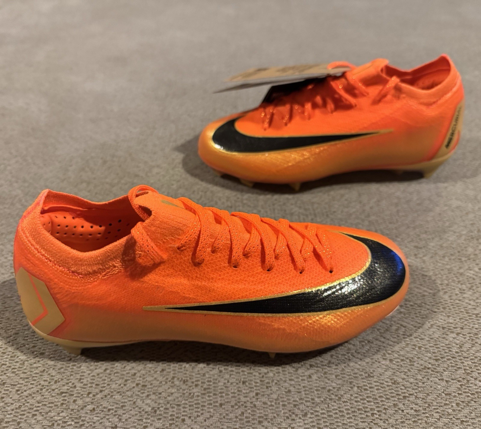Nike Zoom Mercurial Vapor Pro 16 Deja Vu Orange Youth Size 2 2Y IO1556-800 image 6