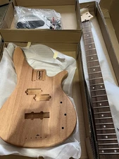 Open Box Leo Jaymz Bass DIY Project Kit