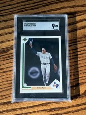 1991 Upper Deck Nolan Ryan SGC 9 mint graded