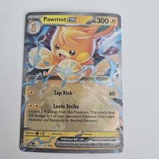 Carta Pokemon TCG Pawmot ex 073/197 Fiamme Ossidiana Doppia Rara Holo NM