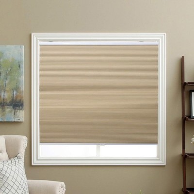 Blackout Cellular Shades Cordless 32''W x 64''H, Ivory Beige(blackout)