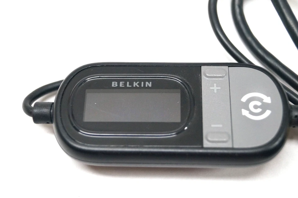 BELKIN F8Z498 TuneCast Auto with AC Power Adapter Cord Black Tested WORKING D151 - Image 2 of 3