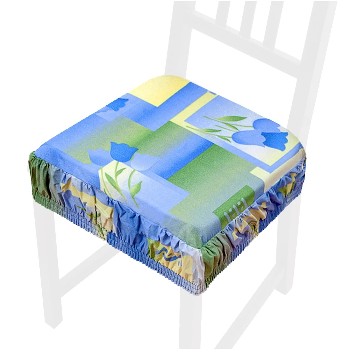 Cuscini Sedia Marrone 6 Pz Vesto Molla Tinta Unita Con Elastico – 1679 – Viterbo Home