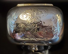 Vintage Silverplated Clutch/Trinket box/Soap dish BSS