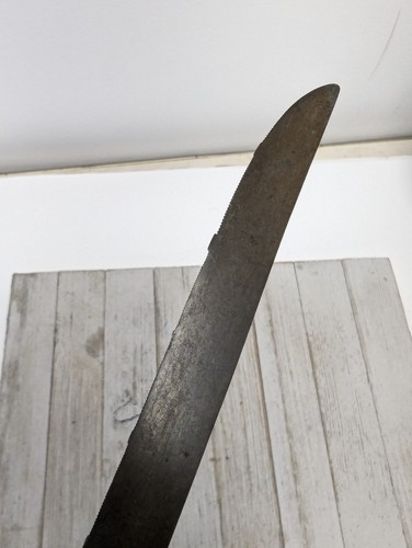 VTG Carbon Steel Slicing Carving Knife 7-1/2" Blade - 12" Length Serrated - Picture 6 of 13