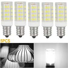 5PCS LED Corn Bulb Light Candelabra Ceiling Fan Lamp Daylight White 7W E12 6000K