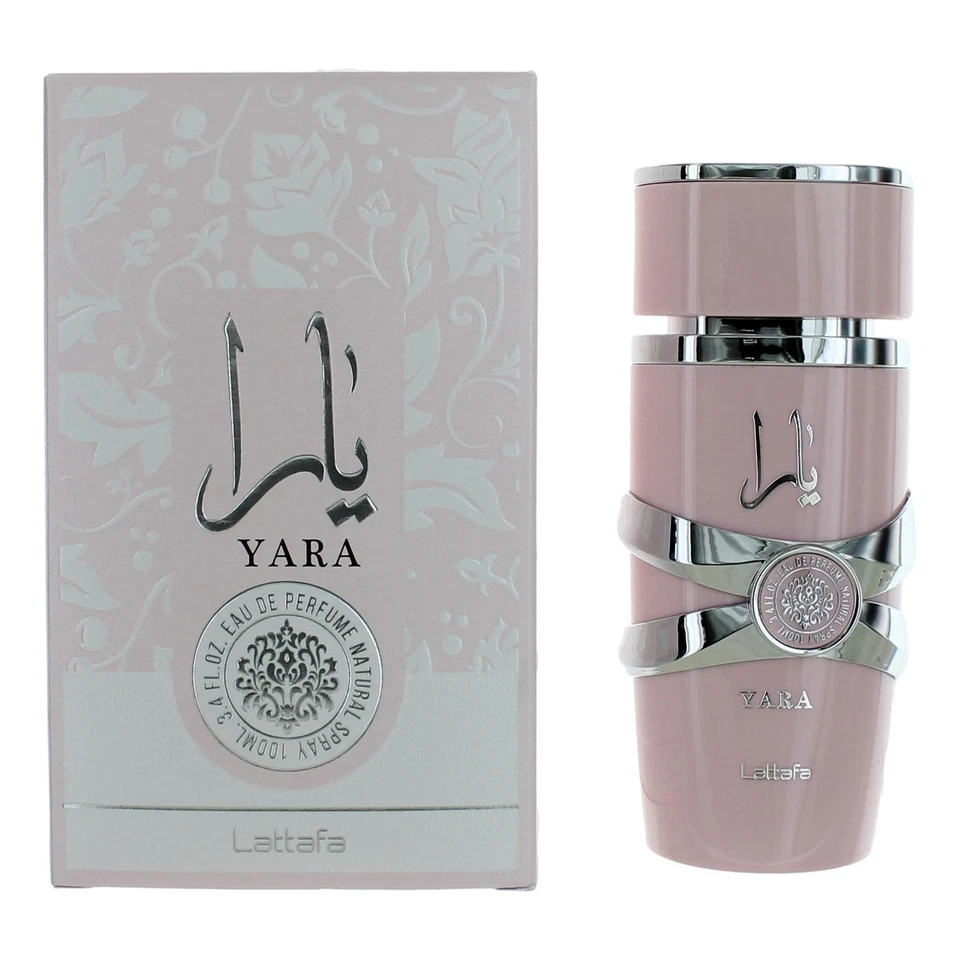 Yara by Lattafa, eau de perfume en spray para mujer de 3,4 oz